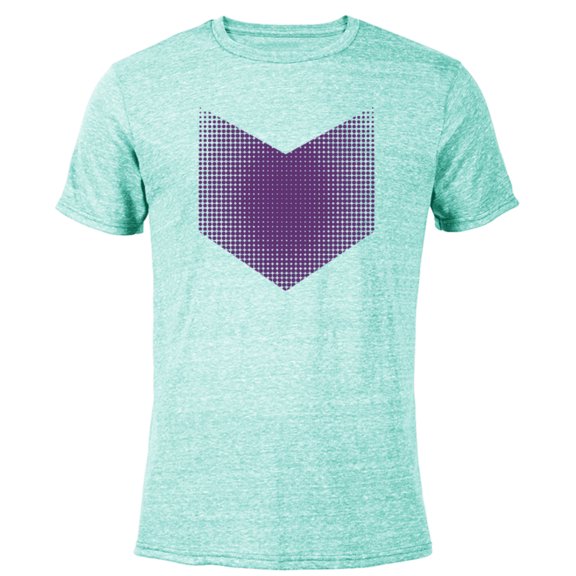 Marvel Hawkeye Series Halftone Purple Arrow - Short Sleeve Blended T-Shirt for Adults – Customized-Ocean Blue