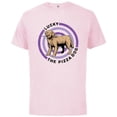 thumbnail image 1 of Marvel Hawkeye Target Lucky the Pizza Dog - Short Sleeve Cotton T-Shirt for Adults - Customized-Soft Pink, 1 of 5