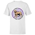 thumbnail image 1 of Marvel Hawkeye Target Lucky the Pizza Dog - Short Sleeve T-Shirt for Kids – Customized-White, 1 of 5