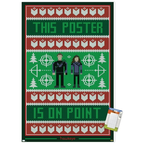 Marvel Hawkeye - This Poster Is On Point Wall Poster, 22.375" x 34"