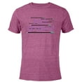 thumbnail image 1 of Marvel Hawkeye Trick Arrows - Short Sleeve Blended T-Shirt for Adults - Customized-Purple, 1 of 5