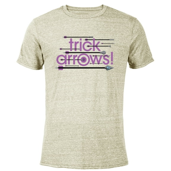 Marvel Hawkeye Trick Arrows - Short Sleeve Blended T-Shirt for Adults - Customized-Yellow