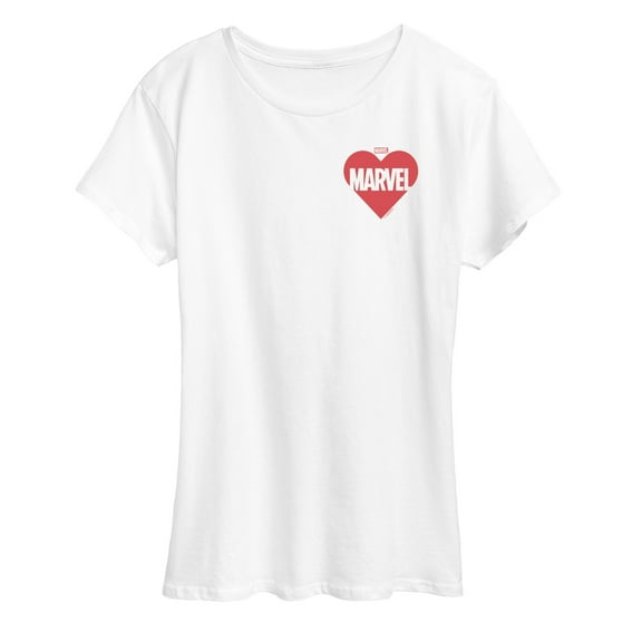Marvel - Heart Valentine - Women's Short Sleeve Graphic T-Shirt