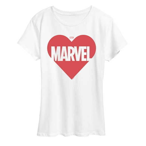 Marvel - Heart Valentine - Women's Short Sleeve Graphic T-Shirt