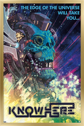 Marvel: Hero Lands - Knowhere Wall Poster, 14.725" x 22.375" Framed