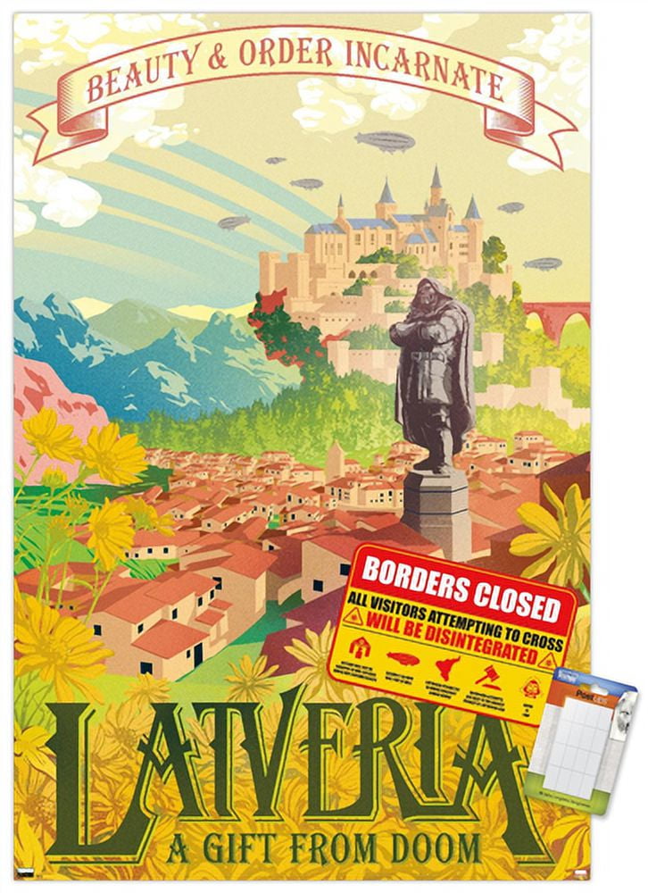 Marvel: Hero Lands - Latveria Wall Poster, 22.375" x 34"