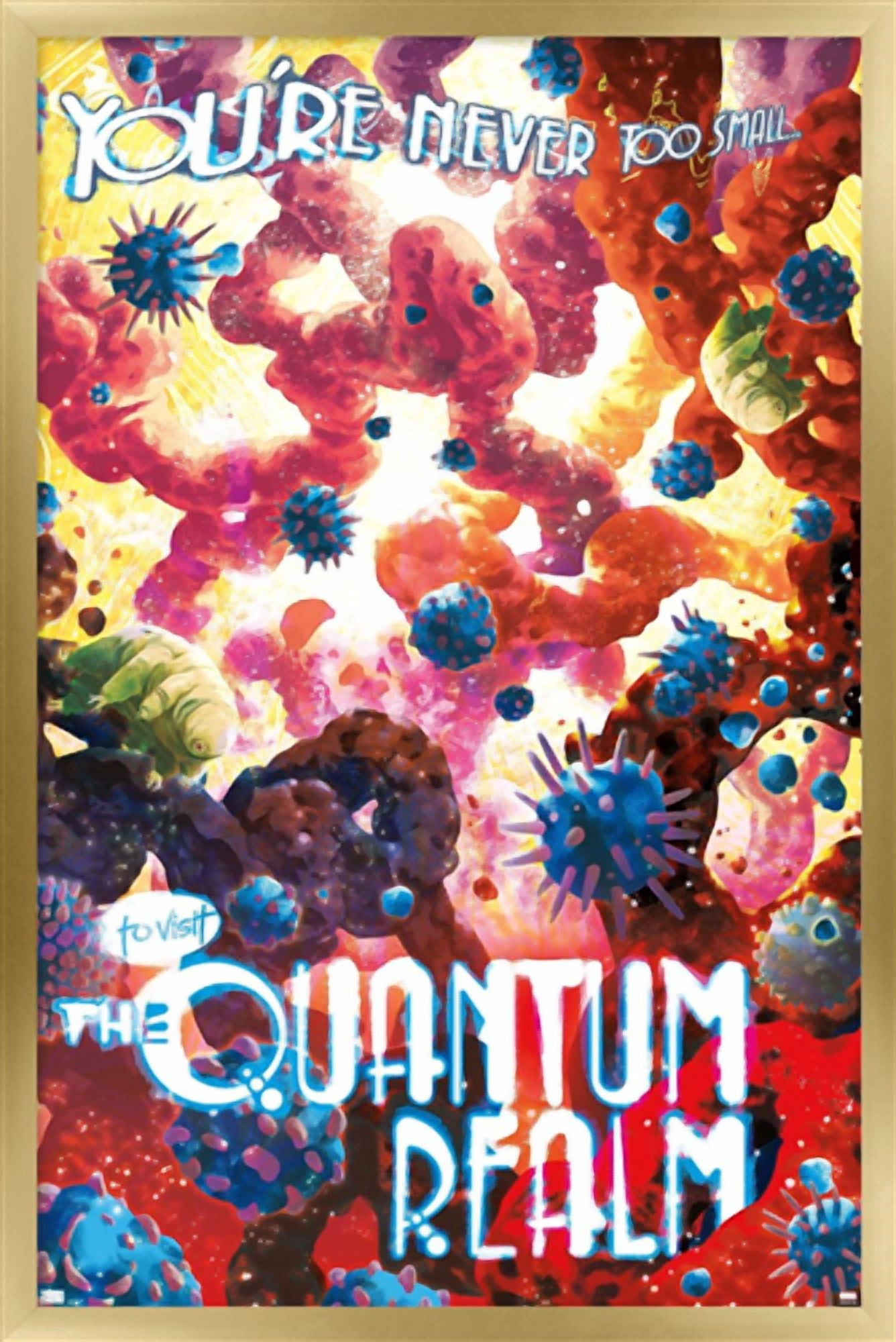Marvel: Hero Lands - Quantum Realm Wall Poster, 14.725" x 22.375" Framed