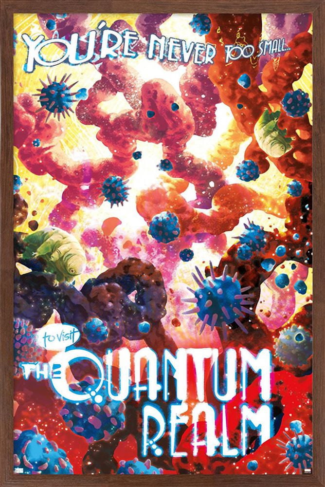 Marvel: Hero Lands - Quantum Realm Wall Poster, 14.725" x 22.375" Framed