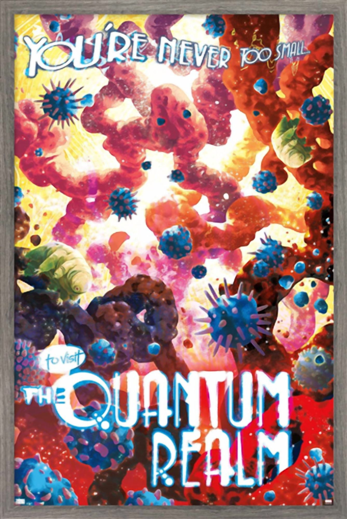 Marvel: Hero Lands - Quantum Realm Wall Poster, 22.375" x 34" Framed
