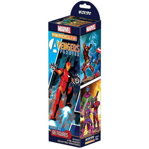 Marvel HeroClix: Avengers Forever Booster - Includes 5 Randomly Assorted Miniatures