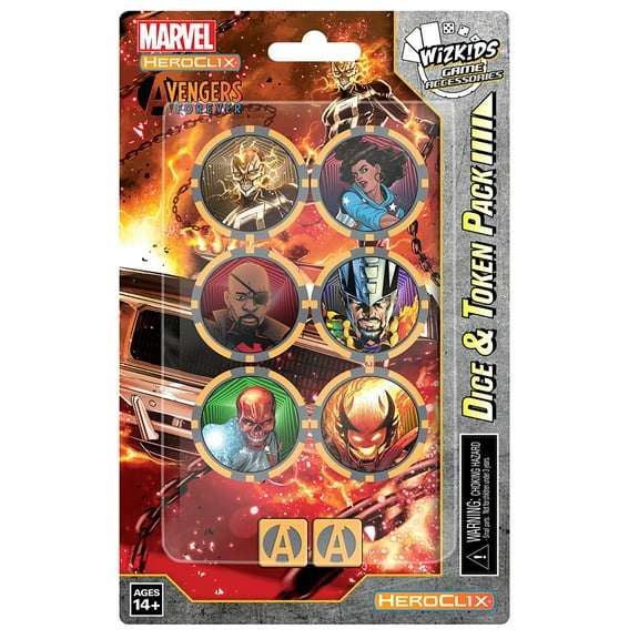 Marvel HeroClix: Avengers Forever Dice & Token Pack - Ghost Rider
