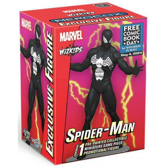Marvel HeroClix Black Suit Spider-Man Figure Pack