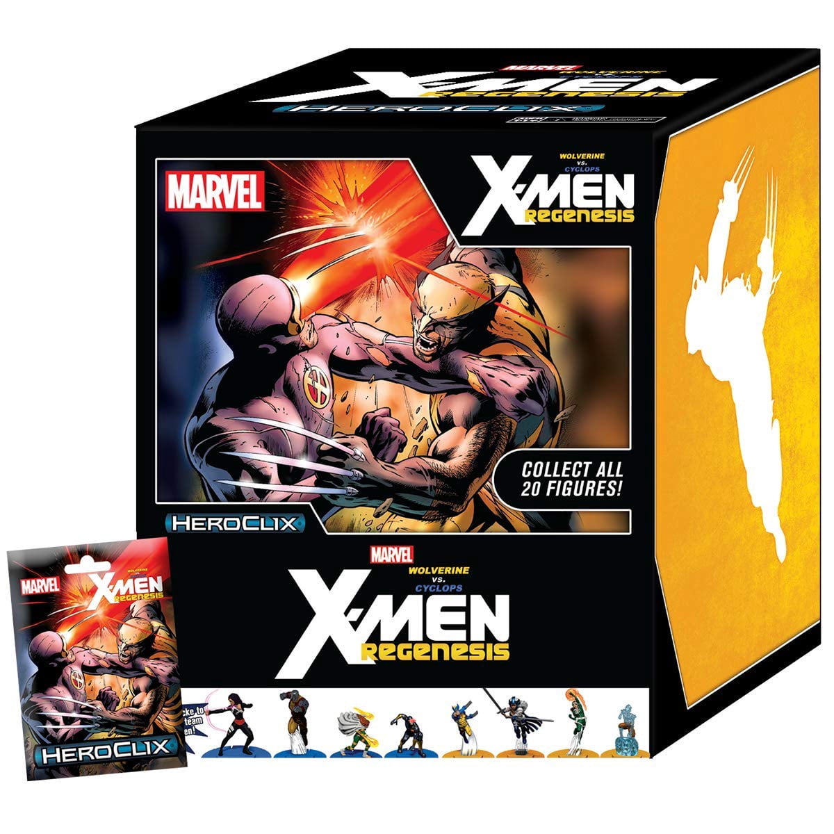 Marvel HeroClix: Wolverine vs. Cyclops X-Men Regenesis Gravity Feed Box