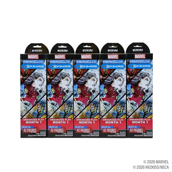 Marvel HeroClix: X-Men X of Swords Storyline Organized Play Tournament Kit Month 1