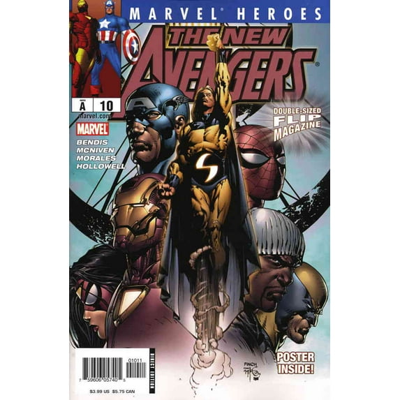 Marvel Heroes Flip Magazine #10 VF ; Marvel Comic Book
