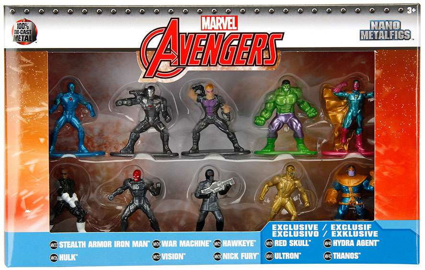 Buy Marvel Heroes Nano Metalfigs Set of 10 at Ubuy Kuwait