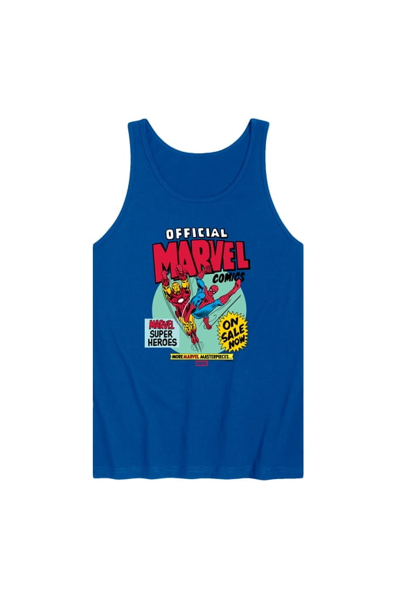 - Heroes Spider-Man Iron Man - Men's Sleeveless Graphic Tank