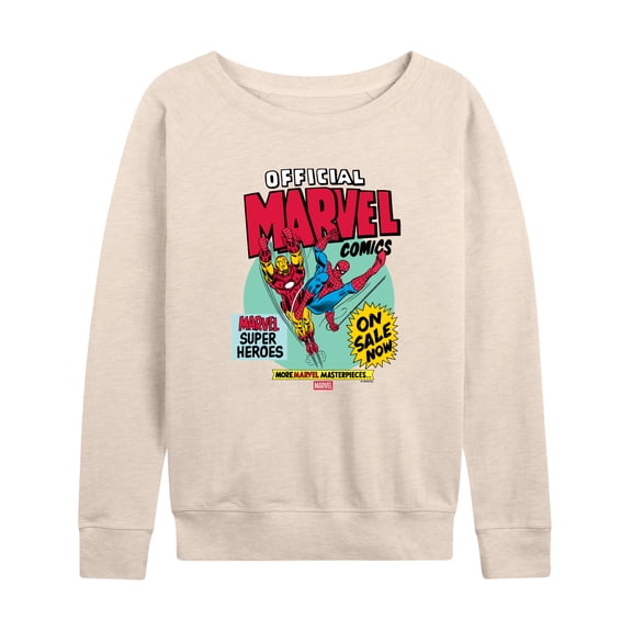 Marvel - Heroes Spider-Man Iron Man - Women's French Terry Long Sleeve Pullover