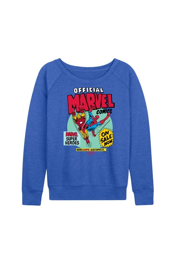 - Heroes Spider-Man Iron Man - Women's French Terry Long Sleeve Pullover