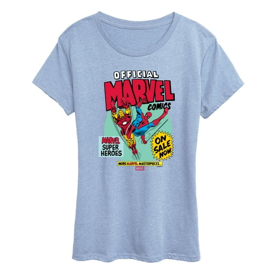 Marvel - Heroes Spider-Man Iron Man - Women's Short Sleeve Graphic T-Shirt