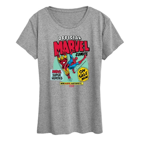 Marvel - Heroes Spider-Man Iron Man - Women's Short Sleeve Graphic T-Shirt