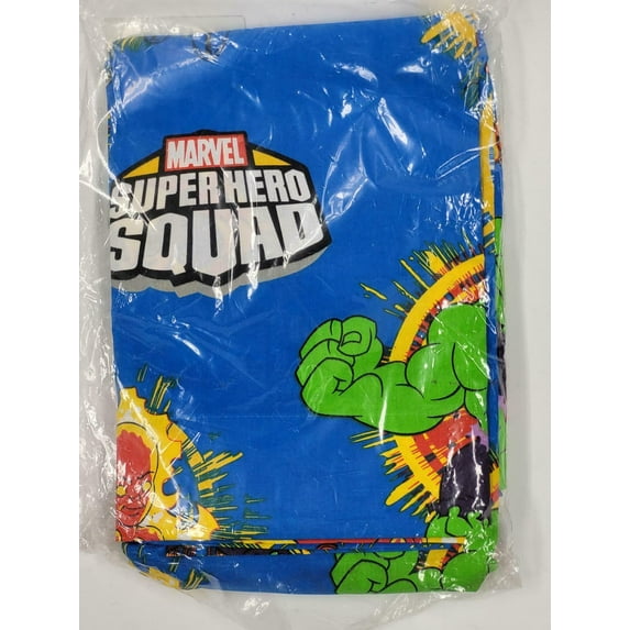 Marvel Heroes Super Hero Squad Curtain 66" x 54" Cotton