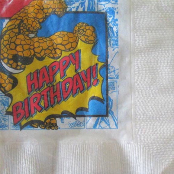 Marvel Heroes Vintage 1996 Small Napkins (16ct)