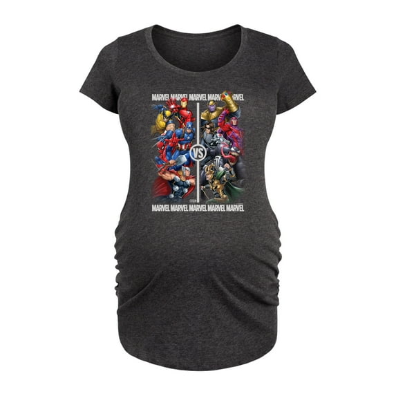 Marvel - Heroes Vs Villains - Maternity Scoop Neck Graphic T-Shirt