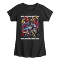 thumbnail image 1 of Marvel - Heroes Vs Villains - Toddler And Youth Girls Fitted Short Sleeve Graphic T-Shirt, 1 of 5
