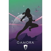 Marvel Heroic Silhouette - Gamora Wall Poster, 22.375" x 34"