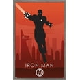 thumbnail image 1 of Marvel Heroic Silhouette - Iron Man Wall Poster, 14.725" x 22.375", Framed, 1 of 3