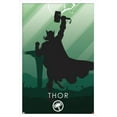 thumbnail image 1 of Marvel Heroic Silhouette - Thor Wall Poster, 22.375" x 34", Framed, 1 of 3