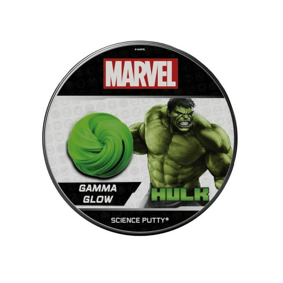 Marvel Heros Hulk Gamma Glow STEAM Science Putty