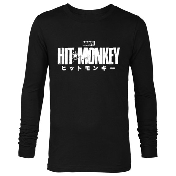 Marvel Hit Monkey Logo - Long Sleeve T-Shirt for Men – Customized-Black
