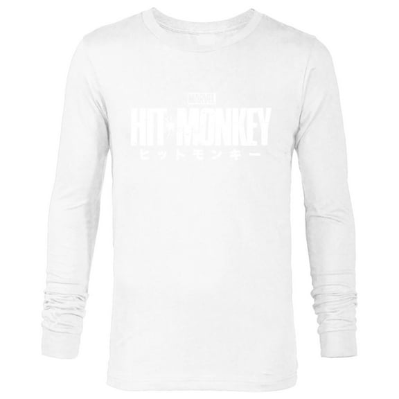 Marvel Hit Monkey Logo - Long Sleeve T-Shirt for Men – Customized-White