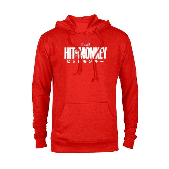 Marvel Hit Monkey Logo - Pullover Hoodie for Adults – Customized-Red Heather