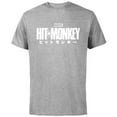 thumbnail image 1 of Marvel Hit Monkey Logo - Short Sleeve Cotton T-Shirt for Adults - Customized-Athletic Heather, 1 of 5