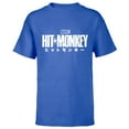 thumbnail image 1 of Marvel Hit Monkey Logo - Short Sleeve T-Shirt for Kids – Customized-Royal, 1 of 5