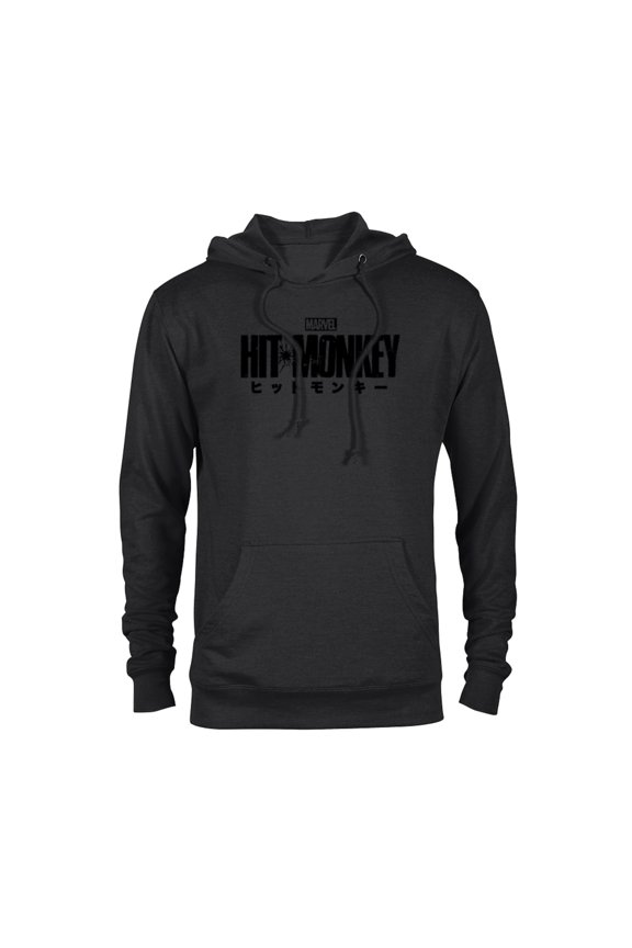 Hit Monkey Logo Yellow - Pullover Hoodie for Adults – Customized-Black