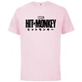 thumbnail image 1 of Marvel Hit Monkey Logo Yellow - Short Sleeve Cotton T-Shirt for Adults - Customized-Soft Pink, 1 of 5