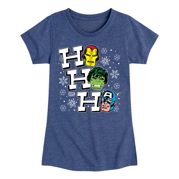 Marvel - Ho Ho Ho - Youth Girls Short Sleeve T-Shirt