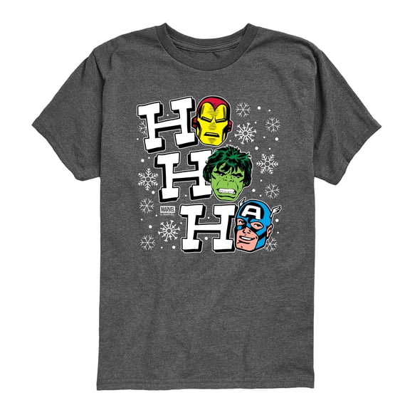 Marvel - Ho Ho Ho - Youth Short Sleeve Graphic T-Shirt