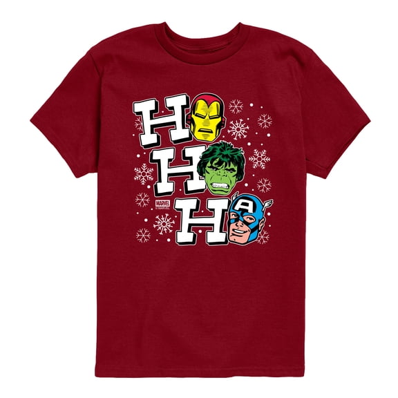 Marvel - Ho Ho Ho - Youth Short Sleeve Graphic T-Shirt