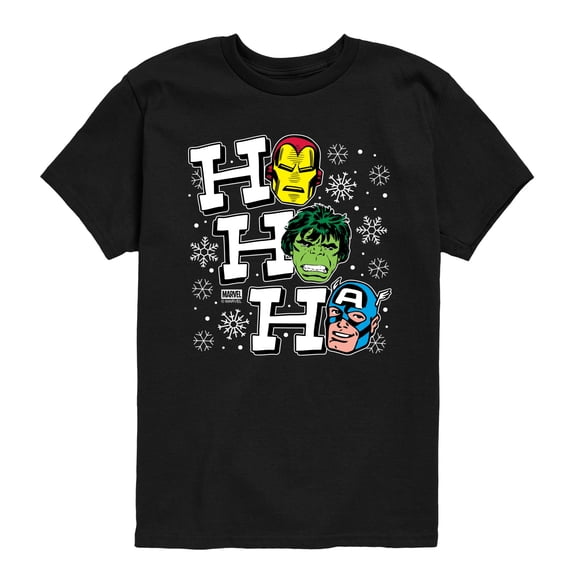 Marvel - Ho Ho Ho - Youth Short Sleeve Graphic T-Shirt