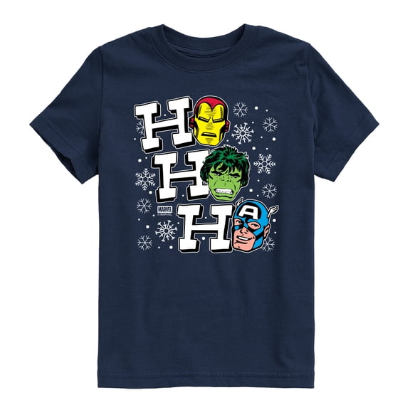 Marvel - Ho Ho Ho - Youth Short Sleeve Graphic T-Shirt