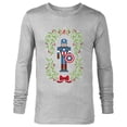 thumbnail image 1 of Marvel Holiday Christmas Avengers Captain America Nutcracker - Long Sleeve T-Shirt for Men - Customized-Athletic Heather, 1 of 5