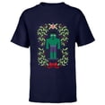 thumbnail image 1 of Marvel Holiday Christmas Avengers Holly Hulk Nutcracker - Short Sleeve T-Shirt for Kids - Customized-Navy, 1 of 5