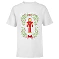thumbnail image 1 of Marvel Holiday Christmas Avengers Holly Iron Man Nutcracker - Short Sleeve T-Shirt for Kids - Customized-White, 1 of 5