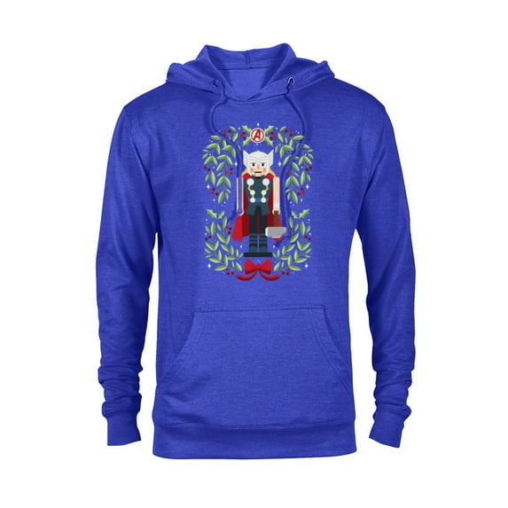 Marvel Holiday Christmas Avengers Holly Thor Nutcracker - Pullover Hoodie for Adults - Customized-Royal