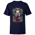 thumbnail image 1 of Marvel Holiday Christmas Avengers Holly Thor Nutcracker - Short Sleeve T-Shirt for Kids - Customized-Navy, 1 of 5